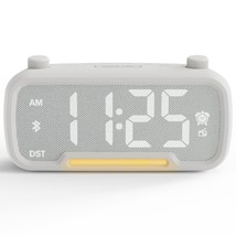 Radio Alarm Clock For Bedroom - Bluetooth Alarm Clock : 16 Levels Volume... - £34.41 GBP