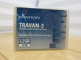 NOS Factory Sealed Imation Travan-3 Cartridge TR-3 Drives 3.2GB - $5.99