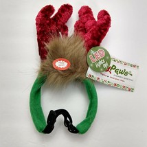 Reindeer Pet Ears Christmas Plush New Pet Costume - $11.88