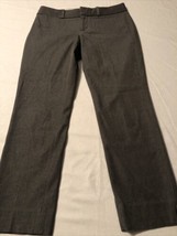 Banana Republic Women&#39;s Pants Sloan Gray Slim &amp; Slit Leg Crop Stretch Size 0P - £16.58 GBP
