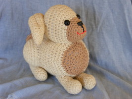 Crochet bunny rabbit, vintage Easter Basket potential - £5.50 GBP