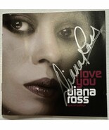 Diana Ross Signed Autographed &quot;I Love You&quot; Music CD Compact Disc Cover - $96.02 CAD