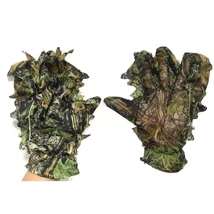 Ghillie Gloves Suit Gloves 3D Bionic Leafy Headwear for  Wildlife Photog... - $29.43