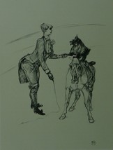 At the Circus-The Animal Trainer 1899 - Lautrec - Framed Picture 11 x 14 - £25.97 GBP
