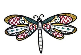 Custom and Unique Amazing Colorful Butterflies[ Dragonfly Dream (Blackwork) ] Em - £10.36 GBP