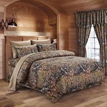 The Woods Camo Natural  7 piece Queen Comforter and Sheet Sets - £64.54 GBP