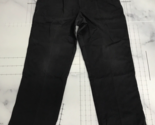 Vintage Tommy Hilfiger Pants Mens 34x30 Black Straight High Rise Cotton ... - £27.05 GBP