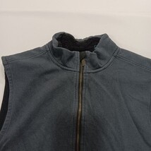 Perry Ellis Men’s Men's Blue Cotton Blend Zip-Up Sleeveless Vest Size XL image 12