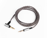 6-core braid OCC Audio Cable For Audio Technica ATH-M50xBT BT2 SR50 SR50... - $17.81