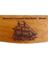 Piscataquis Maine Community High School Pirates Wood Pen New With Wood C... - $39.99