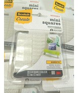 Scotch Create Mini Squares Restickable Reusable Clear Adhesive 72-Pk Pho... - $9.89