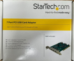 StarTech.com - PCIUSB7 -  7 Port USB 2.0 PCI Interface Card - £35.94 GBP