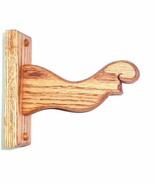 Oak Wooden Single Vertical Bow Rack Hanger Archery Wall Display - Med Wa... - $279.18 MXN