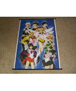 Sailor Moon StarS hanging wall scroll 44 X 33 - £59.12 GBP