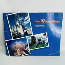 Vintage Walt Disney World Ephemera 1980’s Pictorial Souvenir Book - £7.75 GBP