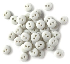 Buttons Galore Tiny Buttons-White - £11.23 GBP