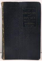 Handbook of Chemistry and Physics 16th Edition Charles D. Hodgman - £10.38 GBP