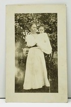 RPPC Victorian Woman &amp; Grandson Sweet Baby Harold Keith Jones c1910 Postcard C1 - £5.44 GBP
