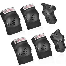 Kids Knee Pads Elbow Pads Wrist Pads Protective Gear Set (Size:S 3-7 Years) - £11.50 GBP