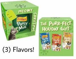 Friskies Party Mix Holiday Ornament, MEOWY CHRISTMAS Assorted Cat Treats... - £7.98 GBP