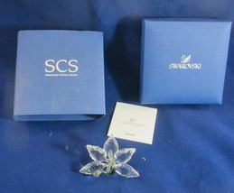 Swarovski Crystal Figurine SCS Orchid A 9100 NR 000 399 Box &amp; COA - £35.54 GBP