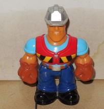 Vintage Pretend Play Tonka Poseable Construction Person figure - $14.43
