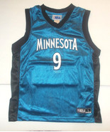 Minnesota Timberwolves Boys Youth Jersey Ricky Rubio #9 NWT - £9.31 GBP