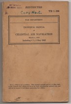 WWII 1942 AAF Celestial Air Navigation + 1940 Army Surveying Tables Manuals - $10.00