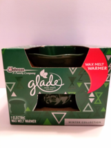 New Glade Electric Wax Melt Warmer For Wax Melts Winter Collection Color Green - $15.00