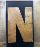 Home Decor Rustic / Western Metal Letter &quot;N”Hanging 9in Tall - €8,20 EUR