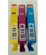 HP Printer Ink Cartridges - 564 Tri-Color Combo - EXP 03/15 - £11.40 GBP