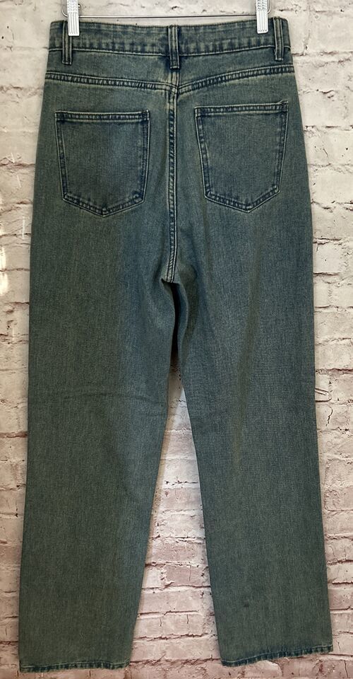 PLT PrettyLittleThing Jeans Tall 4 Paneled Seam 29x33 High Rise NEW Item image 3