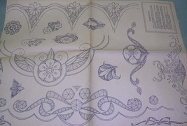 1930&#39;s Art Deco Nouveau cutwork transfer embroidery original (12) - $10.00