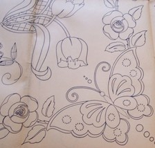 1930&#39;s Deco Flowers -Tulips transfer embroidery original (9) - £7.97 GBP