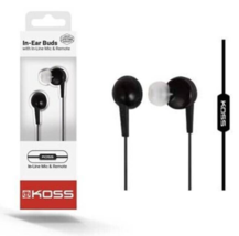 Koss 187204 KEB6I Wired In-Ear Headphones - Black - £8.72 GBP