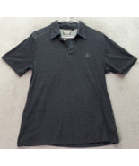 Volcom Polo Shirt Boys Medium Gray Knit Cotton Short Casual Sleeve Colla... - $21.21