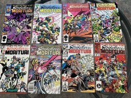 MARVEL STRIKEFORCE MORITURI COMICS 1-7 and 10 1986-87 lot of 8 bagged bo... - $29.09