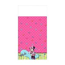 amscan Minnie Mouse Bowtique Plastic Tablecover - $3.99