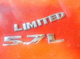 Jeep 5.7 L Limited emblem letters badge decal logo 5.7 OEM Factory Genuine  - £14.80 GBP