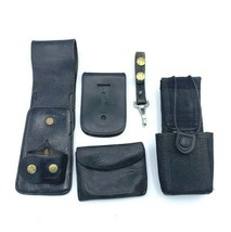 Police  Security Accessories Walkie Talkie Pouch Night Stick Holder More 5 Piece - £30.47 GBP