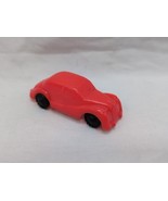 Vintage Orange Plastic Toy Car 1 7/8&quot; - $24.19 CAD