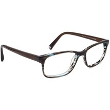 Warby Parker Eyeglasses Theo-141 Brown&amp;Blue/Brown Horn Rim Frame 51[]16 145 - £39.31 GBP