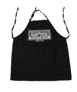 New Black Coleman Natural Apron With Pockets Vintage - $232.37 MXN
