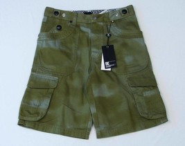 Dc Shoes Green Button Fly Boy&#39;s Nomad Cargo Shorts Youth Boy&#39;s Size 28 NWT - £29.23 GBP