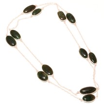 Serpentine Gemstone Ethnic Necklace Jewelry 36&quot; SA 32 - £5.82 GBP