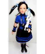 Delilah Noir DARK ALICE in Wonderland 16" Doll Ashton Drake + White Rabbit - £119.86 GBP