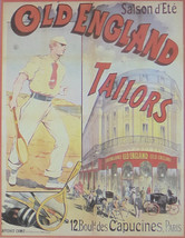 Old England Tailors - (Tennis Advert) Framed Picture - 11 x 14 - £25.70 GBP