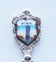 Collector Souvenir Spoon Italy Pisa Leaning Tower Enamel Emblem Embossed... - £11.84 GBP