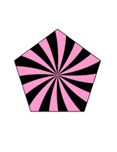 Mix Pink/Black Shape 2-Gift Tags-Gift Cards-Heart-Coaster-Jewelry-Background - £1.00 GBP