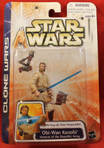 Star Wars 2003 Clone Wars Army of the Republic Obi Wan Kenobi  - £8.59 GBP